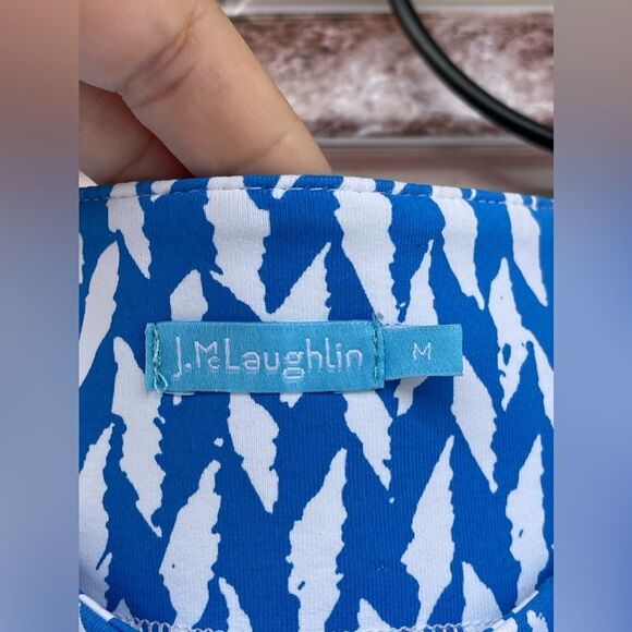 J. Mclaughlin Sleeveless Side Ruched Dress medium - Picture 3 of 8